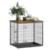 Dog Crate Furniture 27 in Indoor Wooden Dog Kennel with Tray Heavy Duty