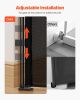 Retractable Baby Gate 34 in Tall Extend to 55 in Wide for Kids or Pets Black