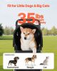 Pet Stroller Foldable 3 Wheels Dog Stroller with Brake up to 35lbs Travel Camp