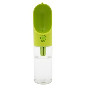 Petkit Eversweet Travel Handheld Filtered Carbonated Pet Dog And Cat Drinking Waterer Feeder Bowl (Color: Green)